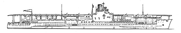 Line drawing of CV Tosa
